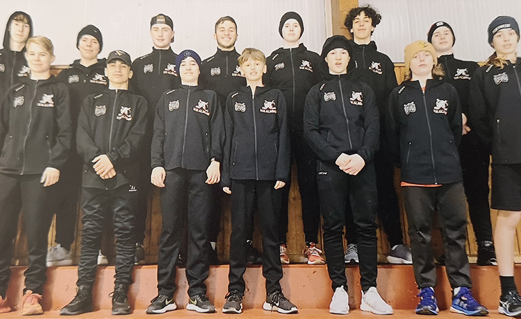 Die U17-Mannschaft der Ratinger Ice-Aliens