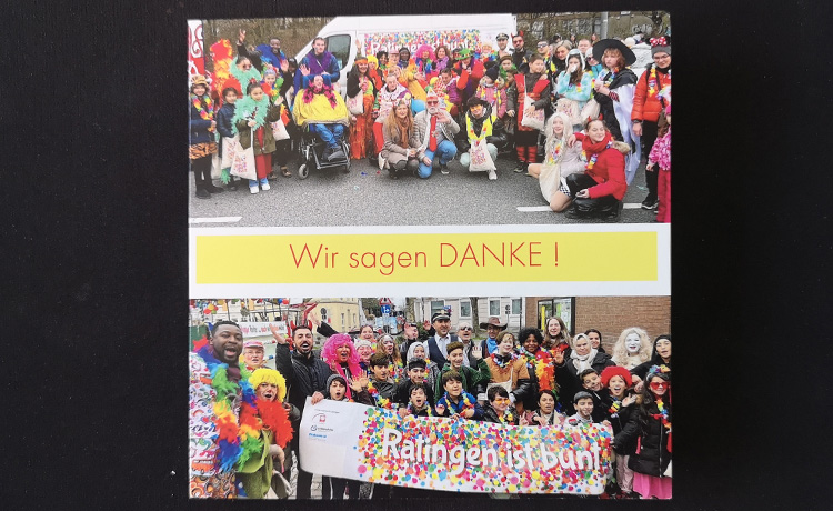 [Translate to English:] "Wir sagen danke!"