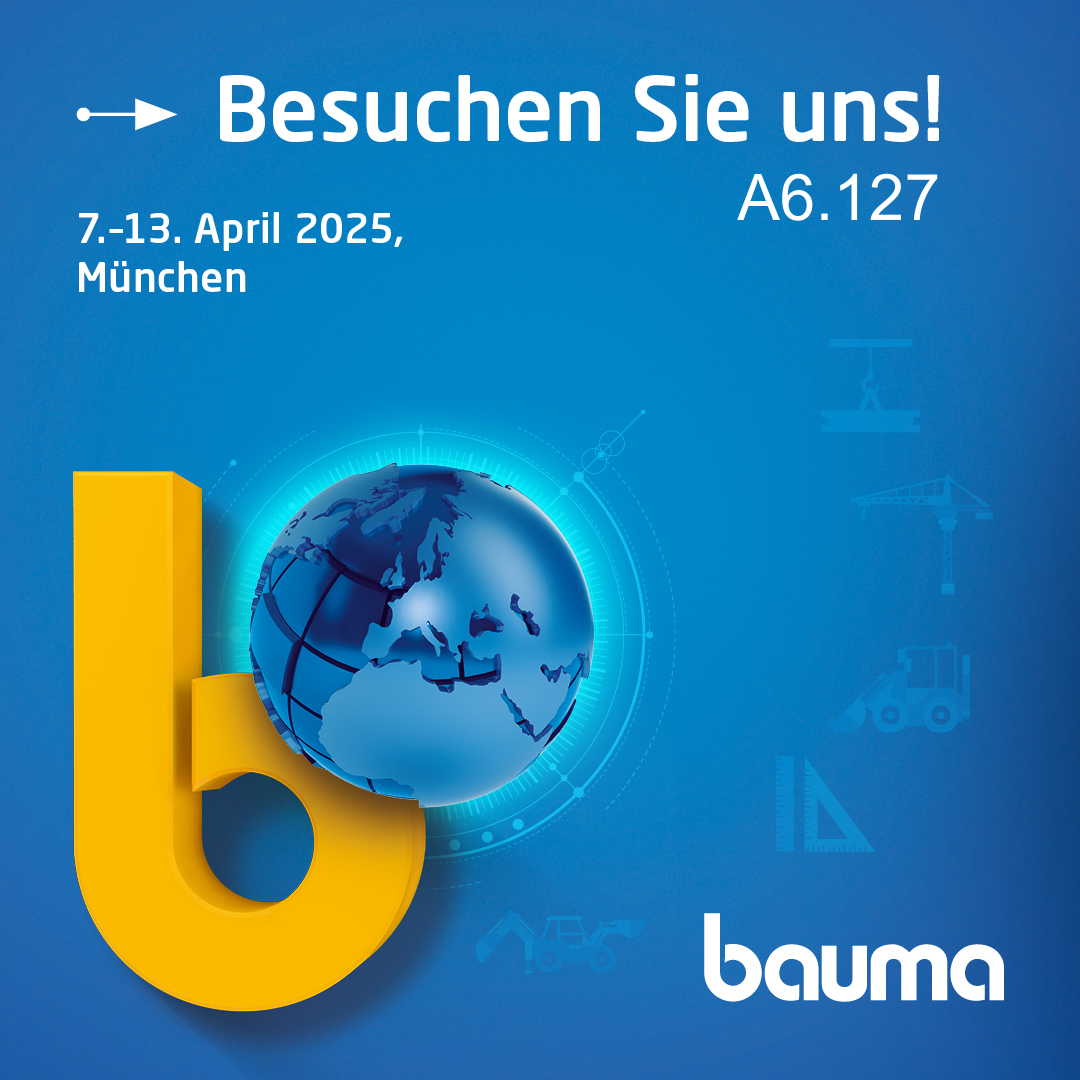 Besuchen Sie uns auf der bauma an Stand A6. 127