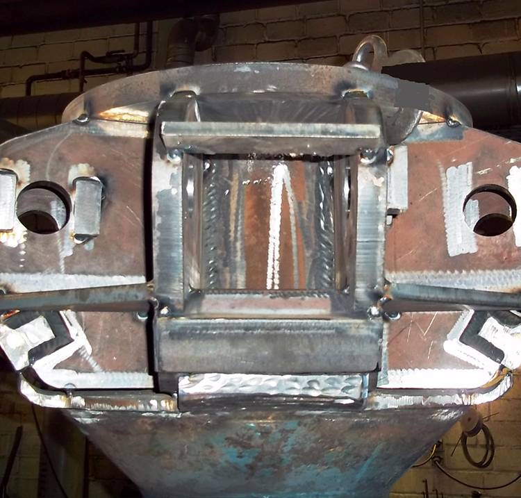 Neuaufbau des Greiferdoms eines Polypgreifers