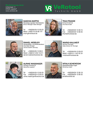 VeRotool Kontaktblatt Jena